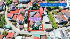 Bán Homestay Trạng Trình Đà Lạt – 936,2m², 18 Phòng, Cách Hồ Xuân Hương 500m, Giá 52 Tỷ