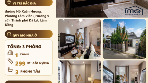 Bán Villa Sân Vườn Hẻm Ô Tô Hồ Xuân Hương Đà Lạt – 299m² Thổ Cư, Sổ Riêng, Giá 14,5 Tỷ